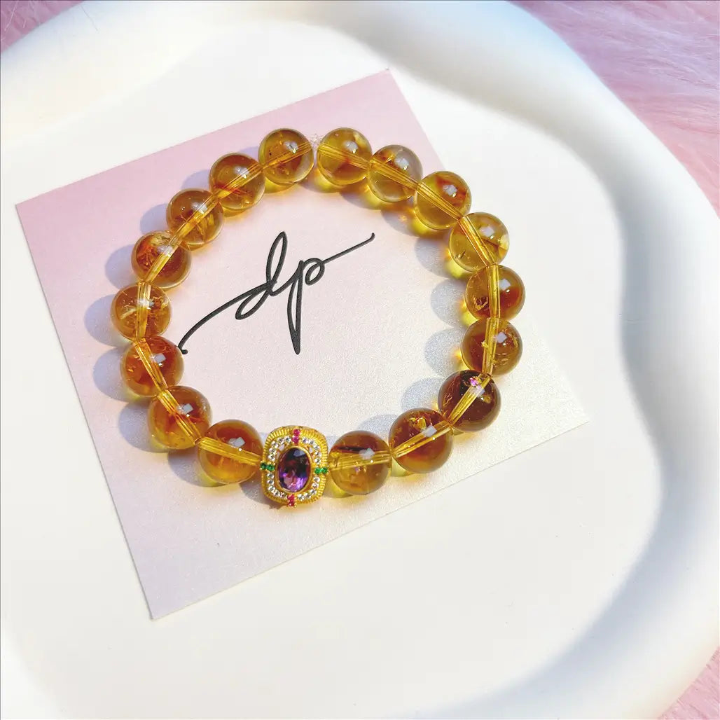 Natural Energy-Infused Crystal Bracelet