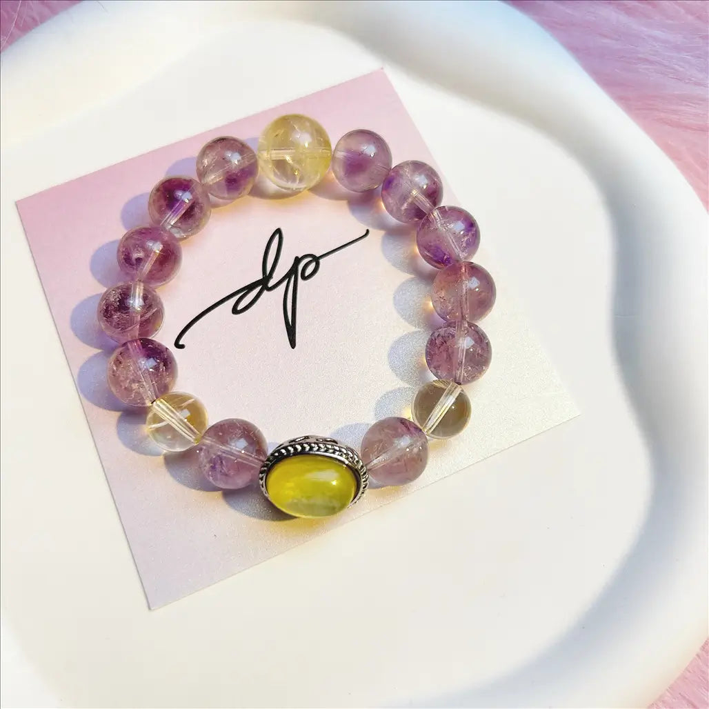 Natural Energy-Infused Crystal Bracelet