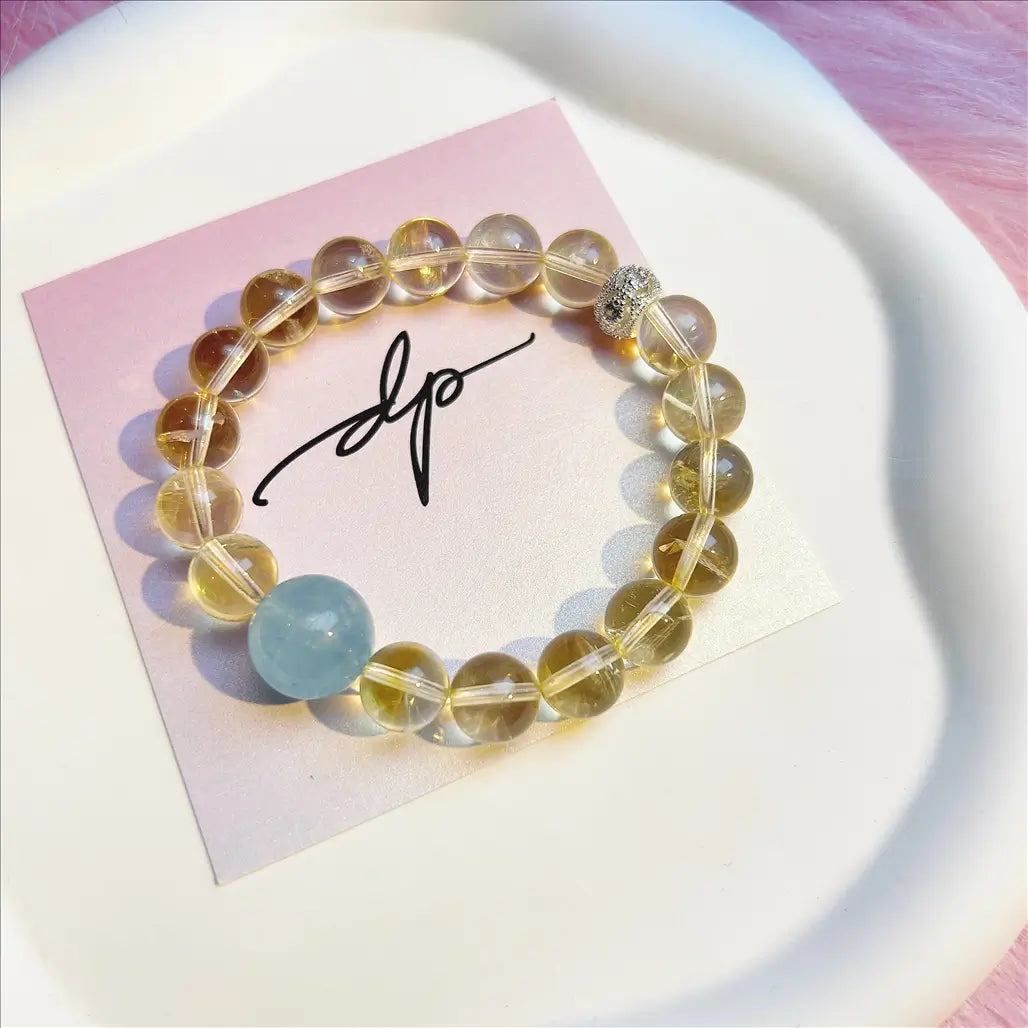 Natural Energy-Infused Crystal Bracelet