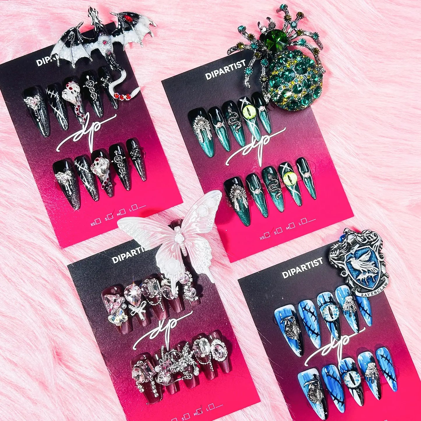 $19.99- UNIQUE-PRESS-ON NAILS