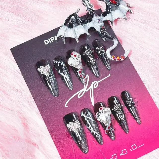 $19.99- UNIQUE-PRESS-ON NAILS