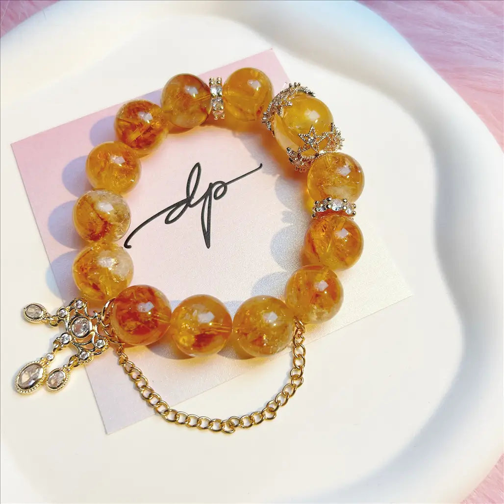 Natural Energy-Infused Crystal Bracelet