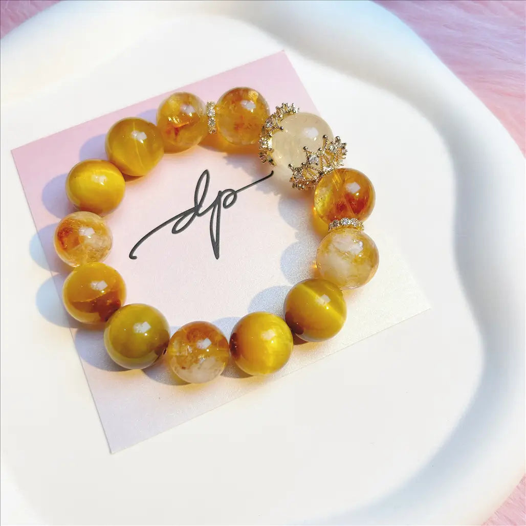 Natural Energy-Infused Crystal Bracelet