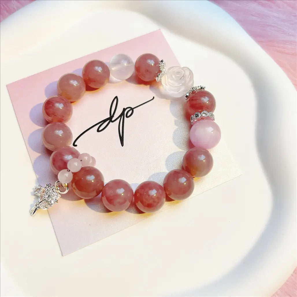 Natural Energy-Infused Crystal Bracelet