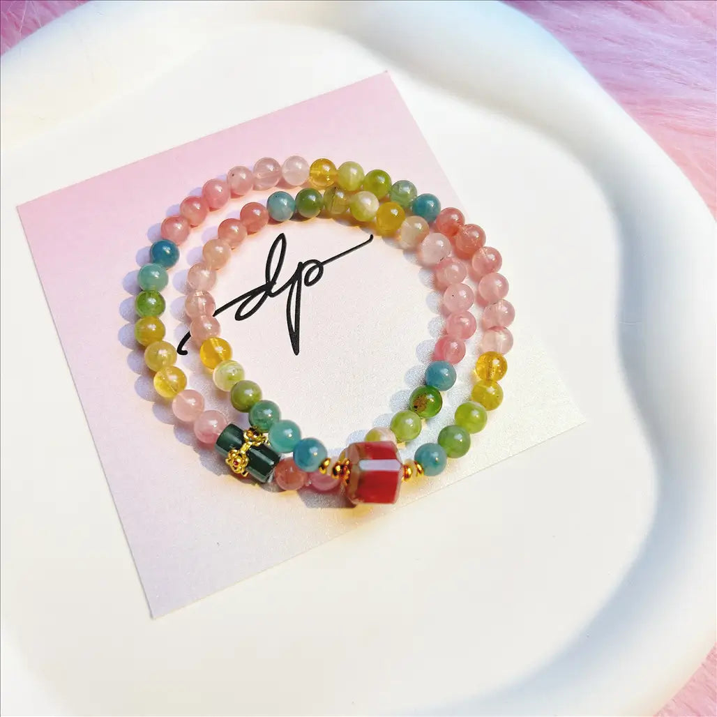Natural Energy-Infused Crystal Bracelet