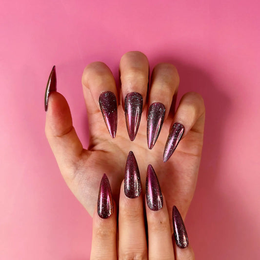 Q046-PINKY SKY-STILETTO