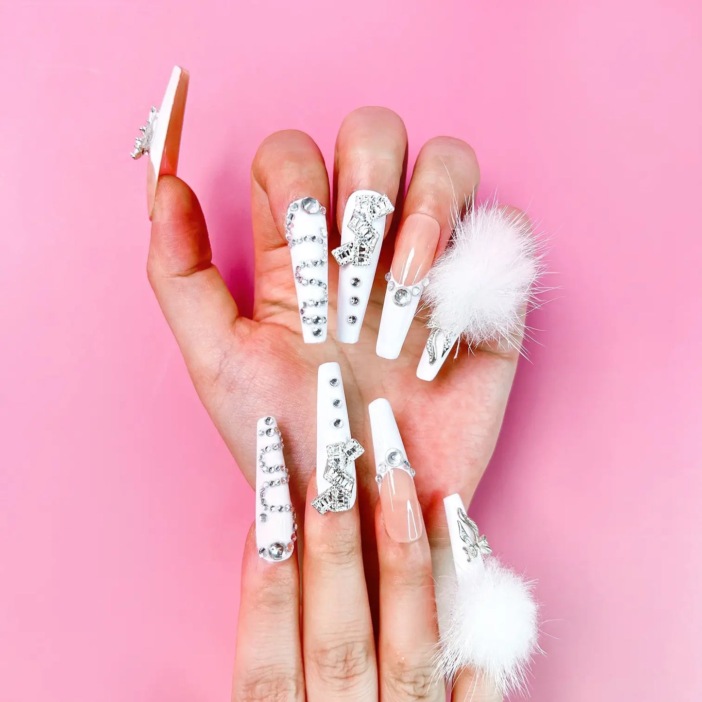 Q139-WHITE ANGEL-COFFIN