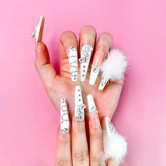 Q139-WHITE ANGEL-COFFIN