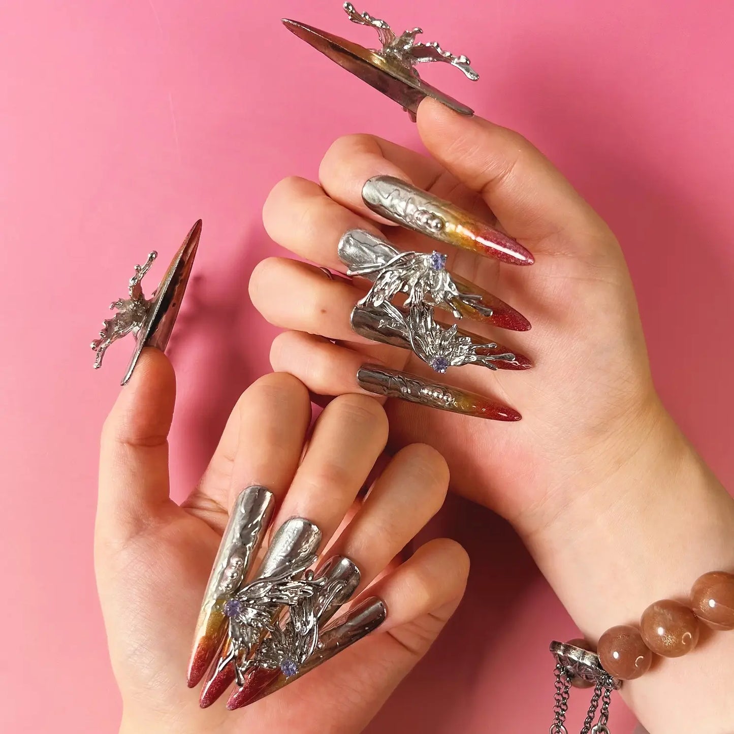 Q112-BUTTERFLY QUEEN-STILETTO