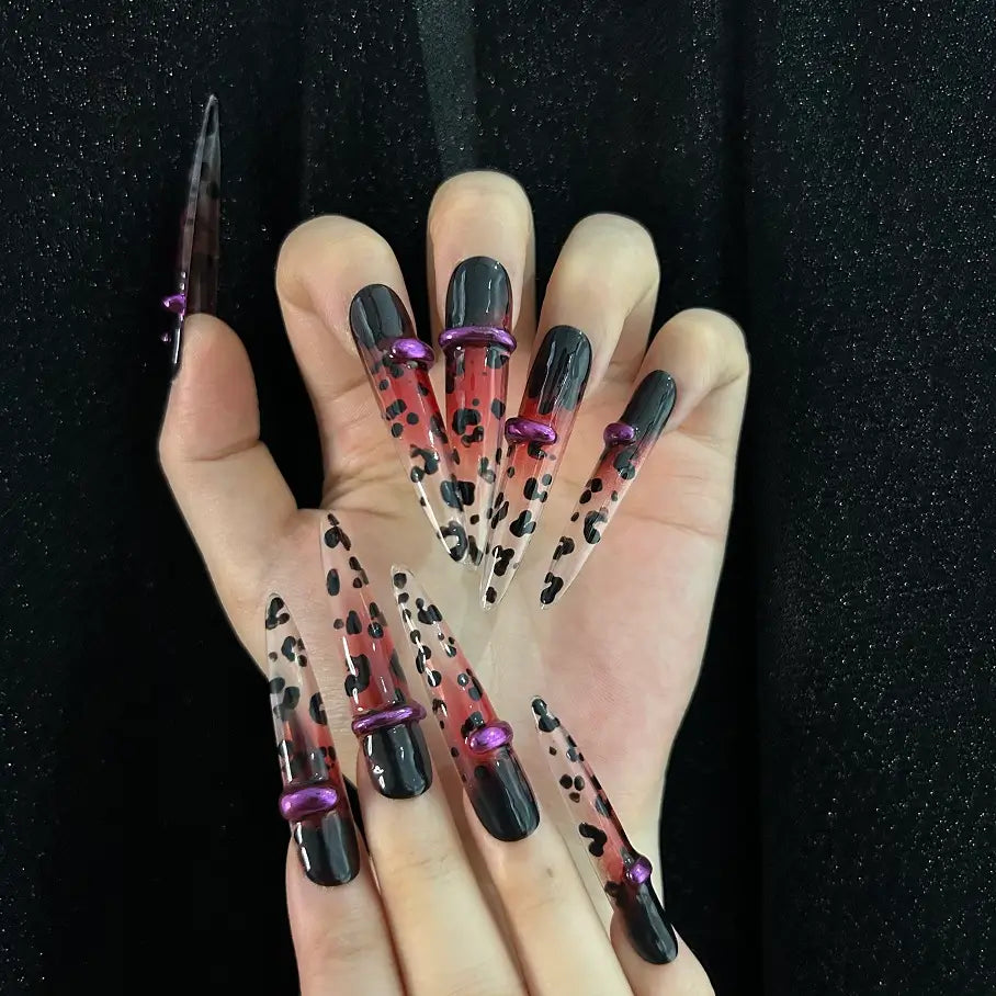Q118-BURGUNDY BLAZE-STILETTO