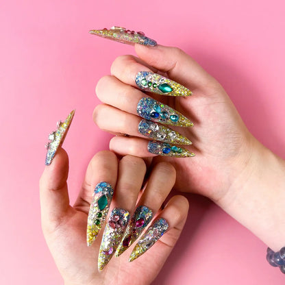 Q133-SPARKLING GALAXY-STILETTO