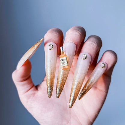 Q052-GOLD NIGHT- STILETTO
