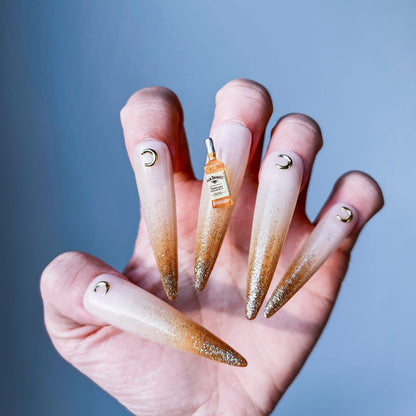 Q052-GOLD NIGHT- STILETTO