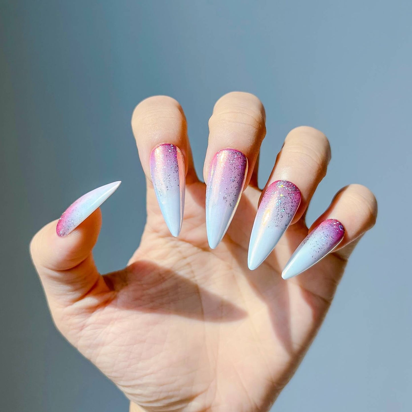 Q064-WHITE VALENTINE-STILETTO