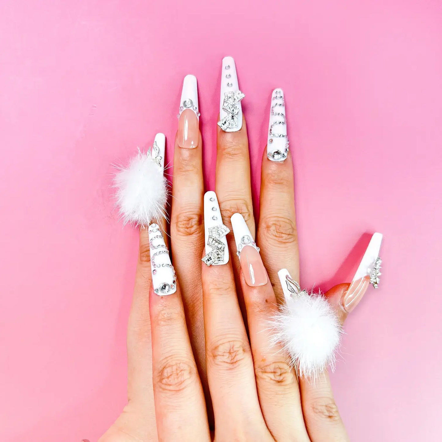 Q139-WHITE ANGEL-COFFIN
