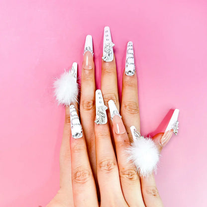 Q139-WHITE ANGEL-COFFIN