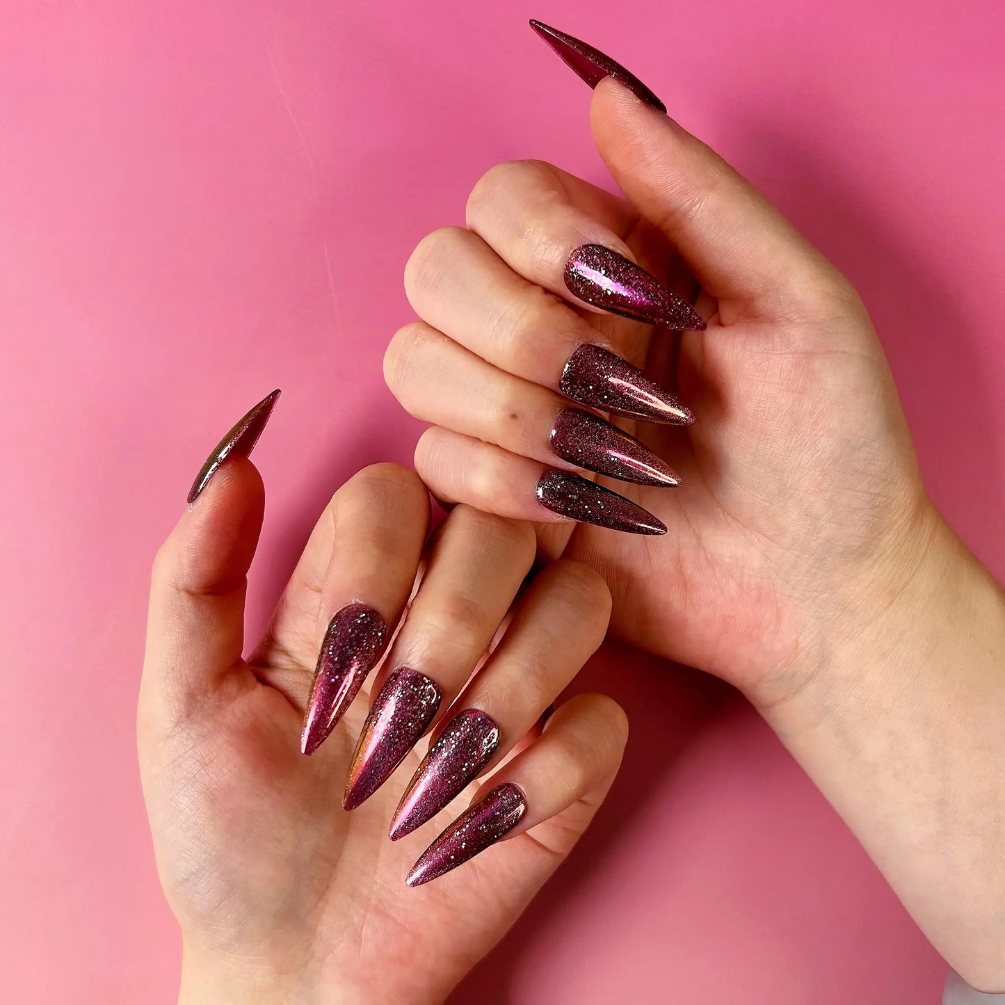 Q046-PINKY SKY-STILETTO