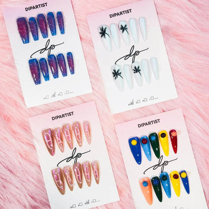 ＄9.99 - UNIQUE-PRESS-ON NAILS