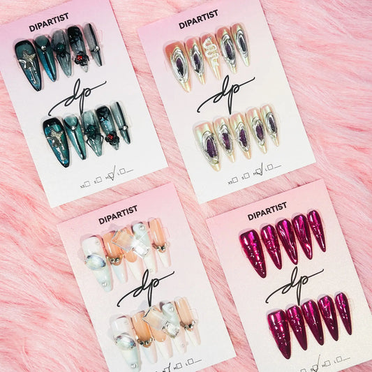 ＄9.99 - UNIQUE-PRESS-ON NAILS