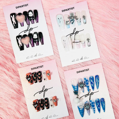 ＄9.99 - UNIQUE-PRESS-ON NAILS