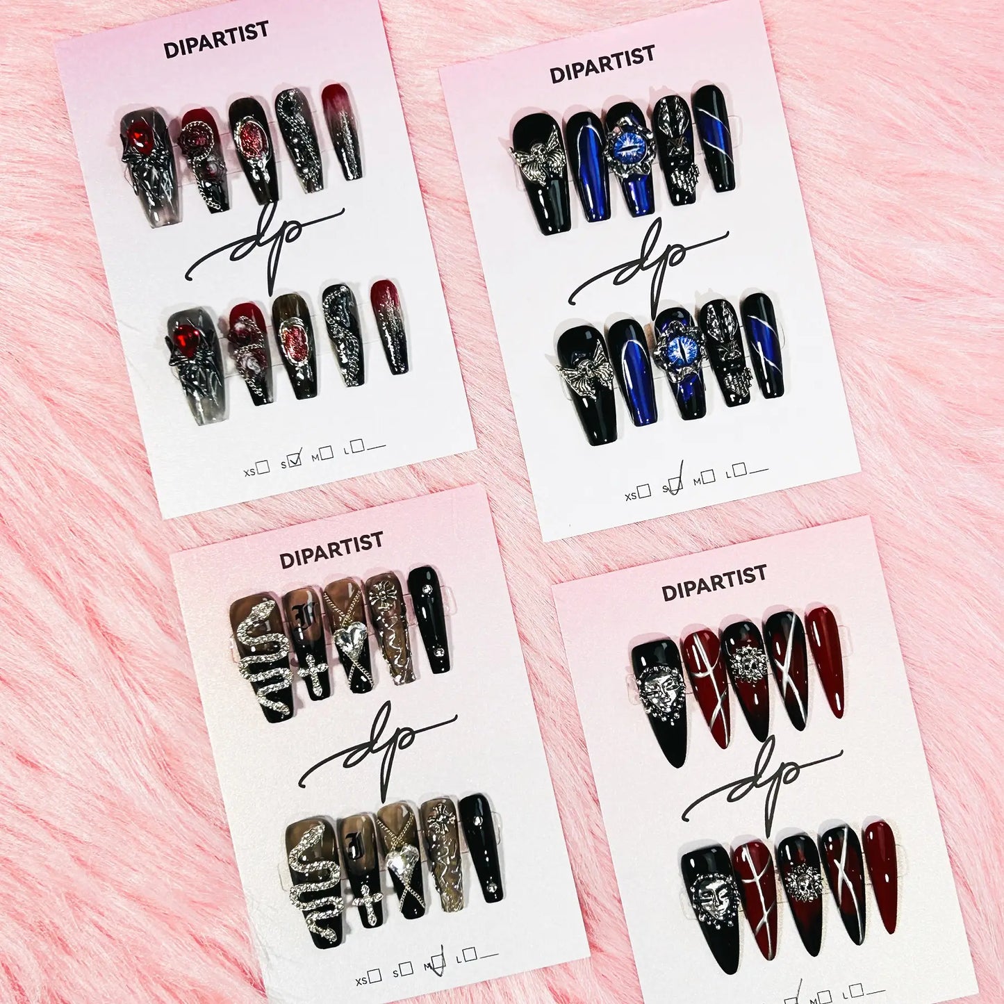 ＄9.99 - UNIQUE-PRESS-ON NAILS