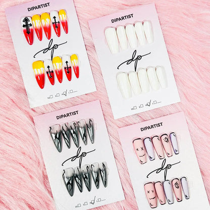 ＄9.99 - UNIQUE-PRESS-ON NAILS