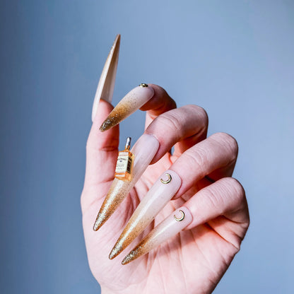 Q052-GOLD NIGHT- STILETTO