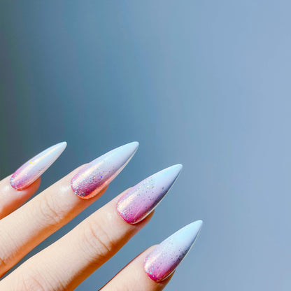 Q064-WHITE VALENTINE-STILETTO