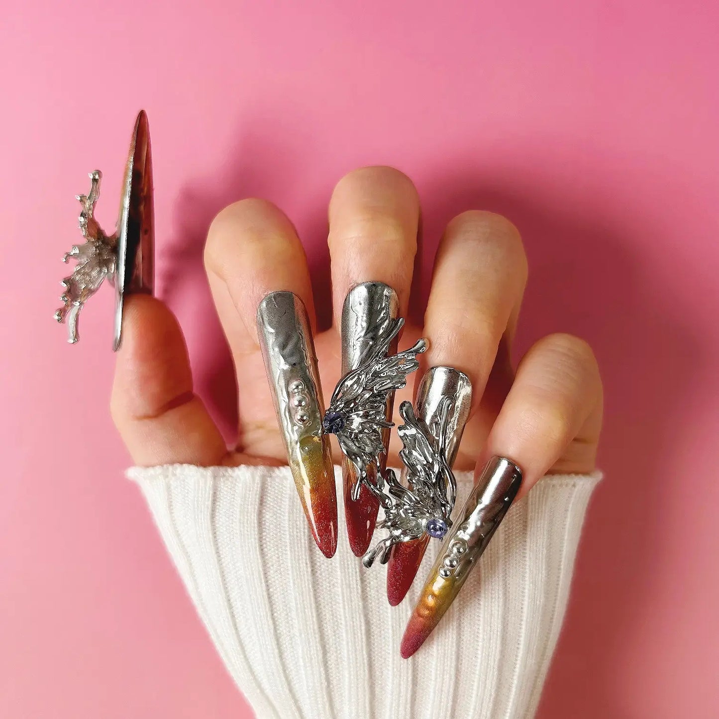 Q112-BUTTERFLY QUEEN-STILETTO