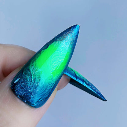 Q040-BLUE SHINE-STILETTO
