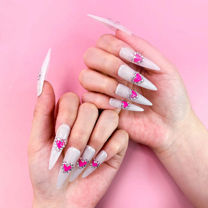 Q199-WHITE LOVER-STILETTO