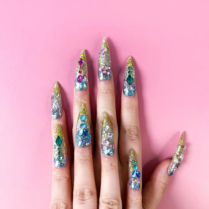 Q133-SPARKLING GALAXY-STILETTO