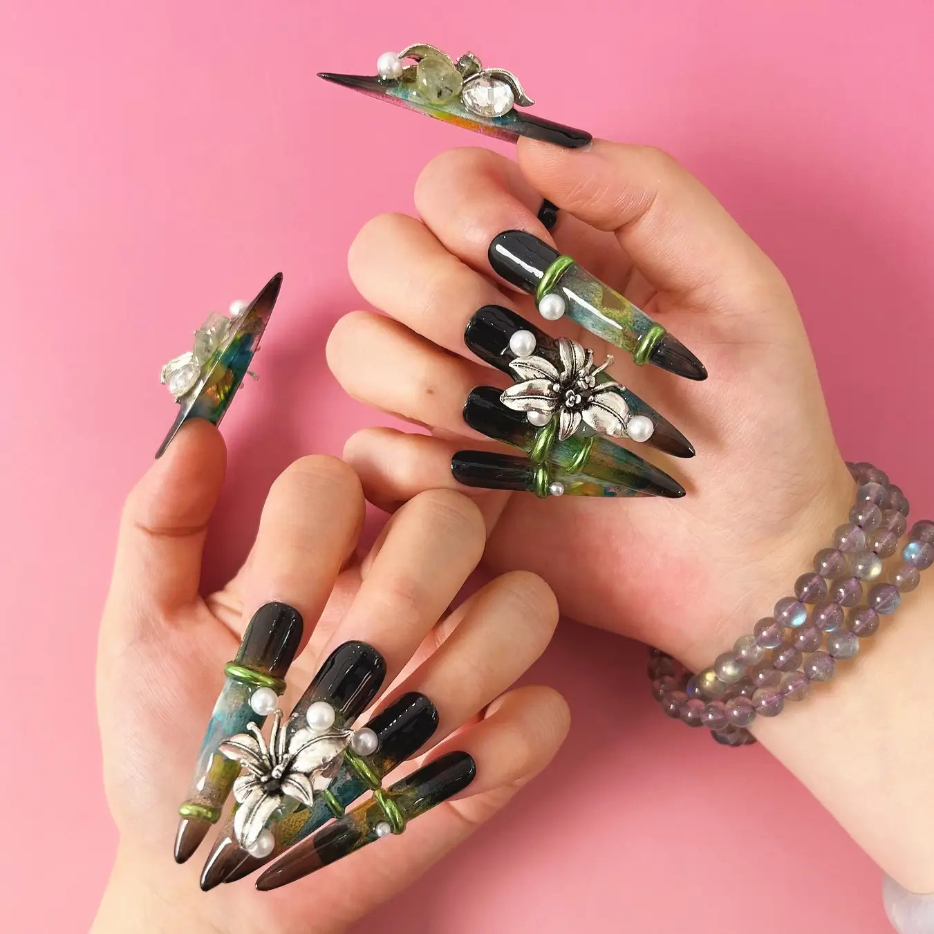 Q121-TRANQUIL BAMBOO-STILETTO