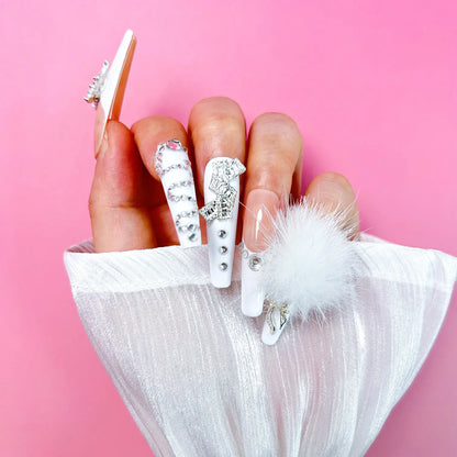 Q139-WHITE ANGEL-COFFIN