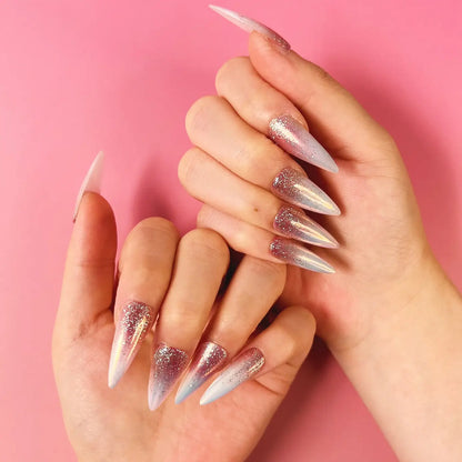 Q064-WHITE VALENTINE-STILETTO