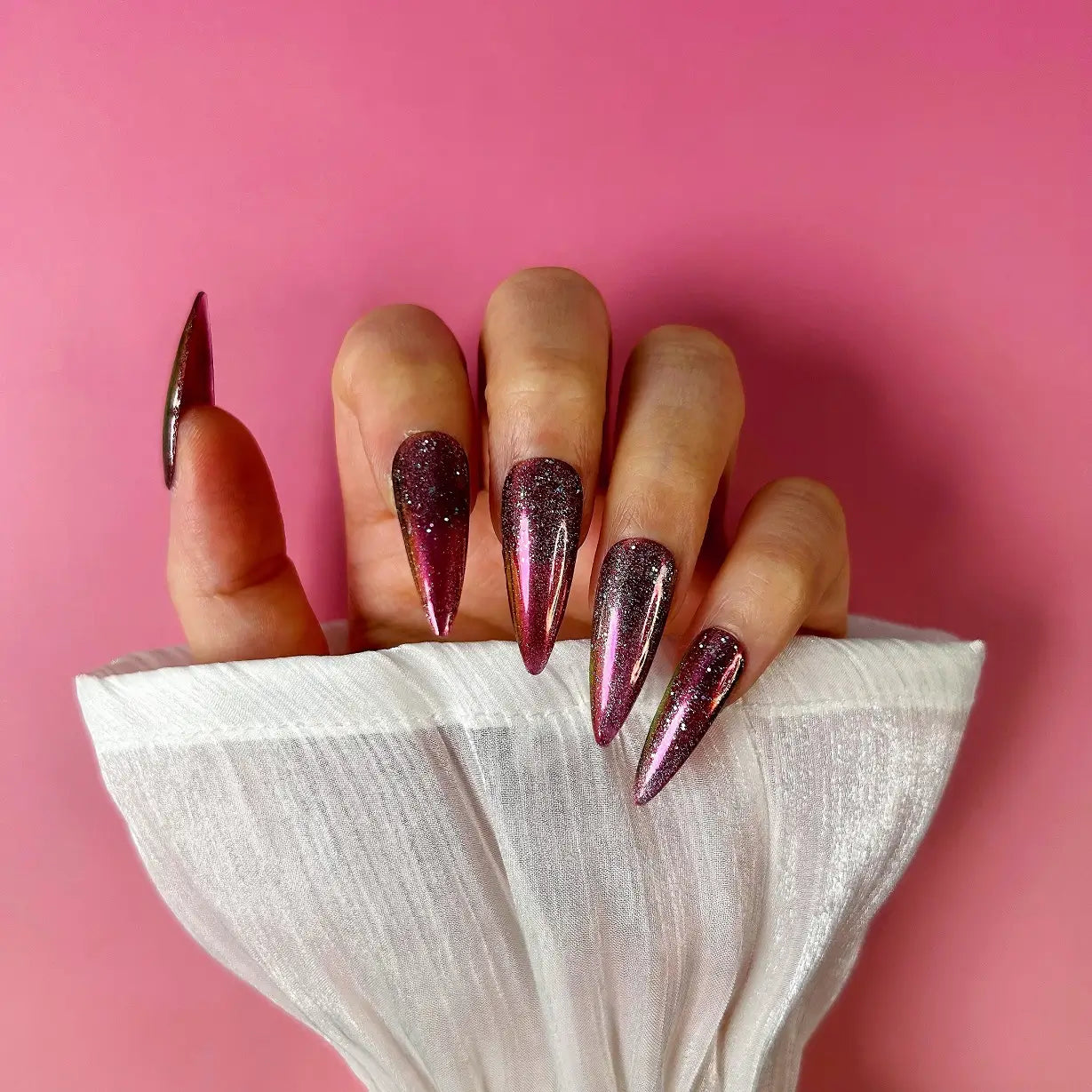 Q046-PINKY SKY-STILETTO