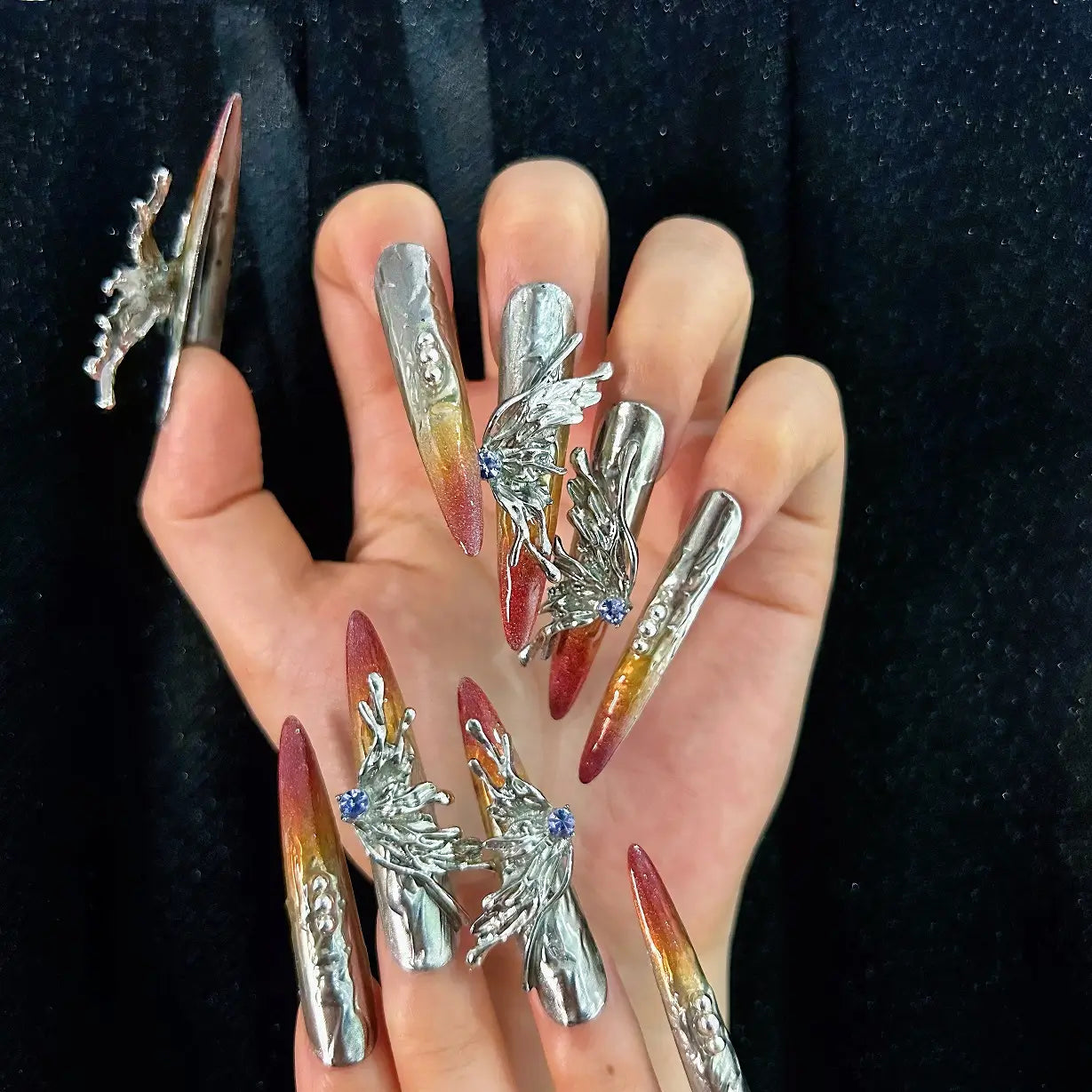 Q112-BUTTERFLY QUEEN-STILETTO