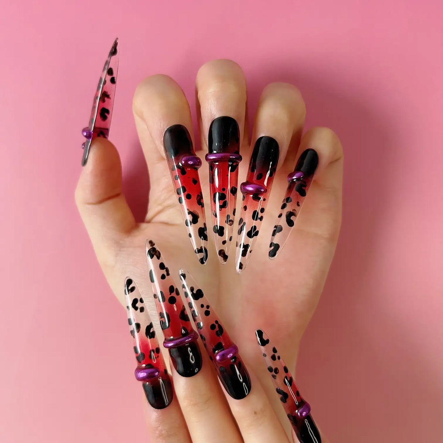 Q118-BURGUNDY BLAZE-STILETTO