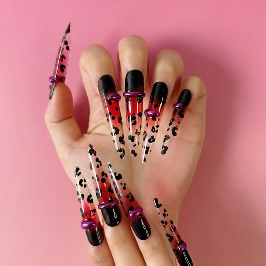 Q118-BURGUNDY BLAZE-STILETTO