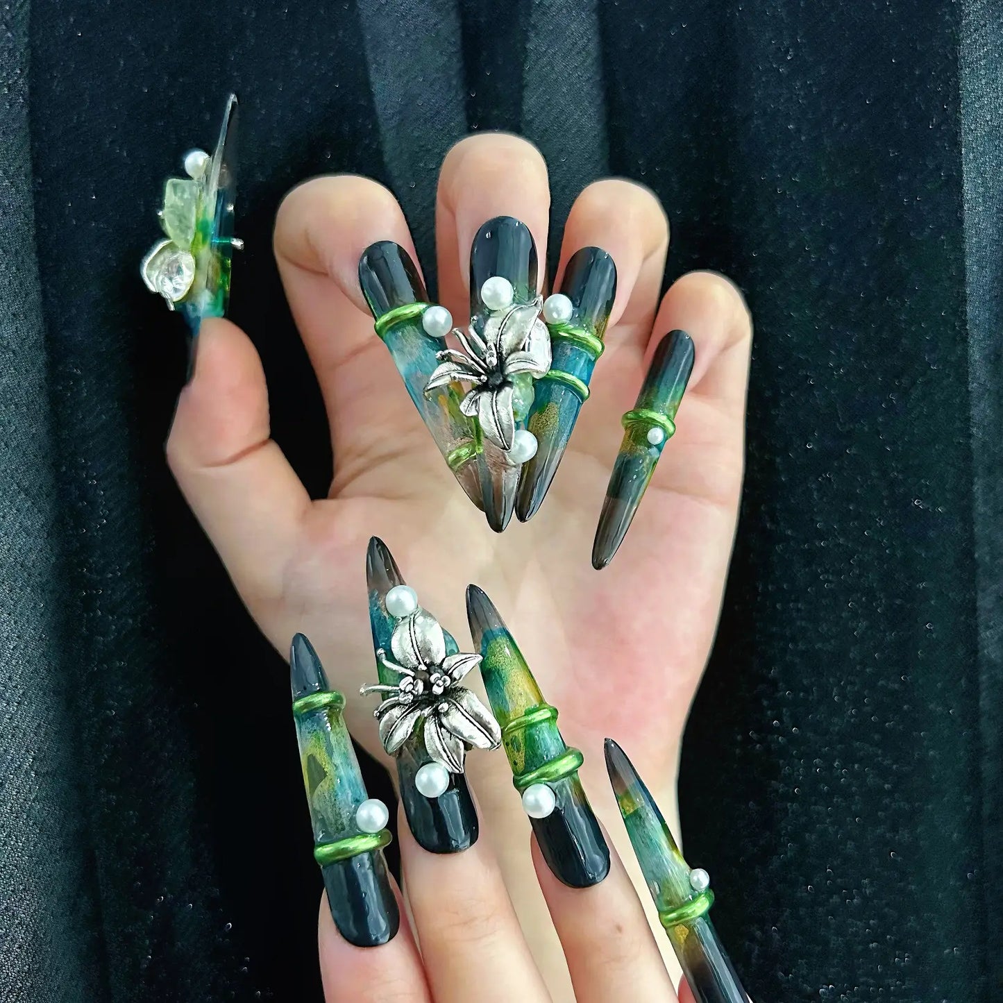 Q121-TRANQUIL BAMBOO-STILETTO