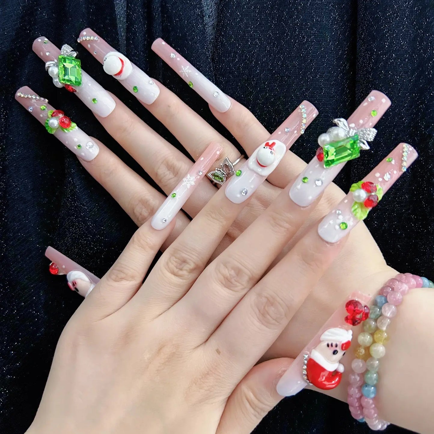 Q082-CHRISTMAS SNOWMAN-SQUARE