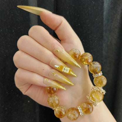 Q052-GOLD NIGHT- STILETTO