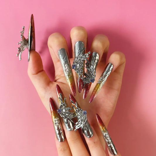 Q112-BUTTERFLY QUEEN-STILETTO