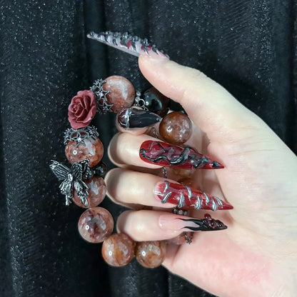 Q019-BLOOD WHIRLPOOL-STILETTO