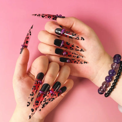 Q118-BURGUNDY BLAZE-STILETTO
