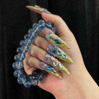 Q133-SPARKLING GALAXY-STILETTO