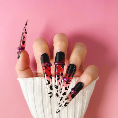 Q118-BURGUNDY BLAZE-STILETTO