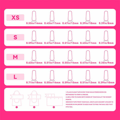 Q193-FRENCH REINSTONE PINK-STILETTO